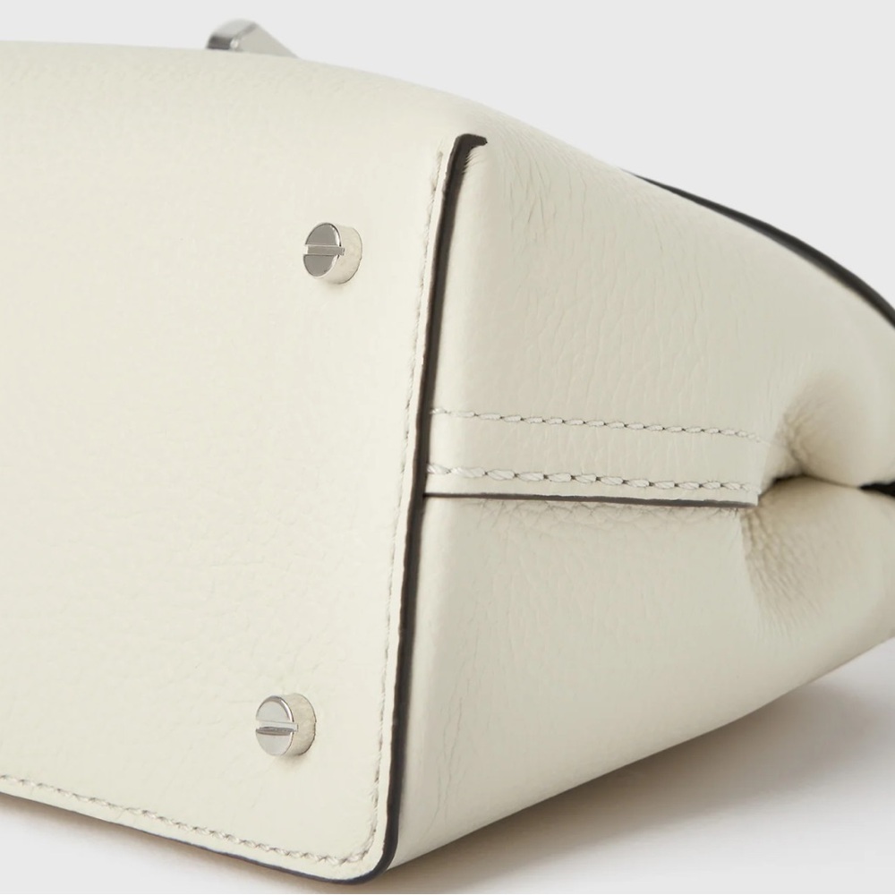 TOTÊME T-Lock Crossbody Bag — Milk - Picture 6 of 8